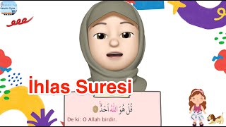 İhlas Suresi / Talimli / Ezber Resimi