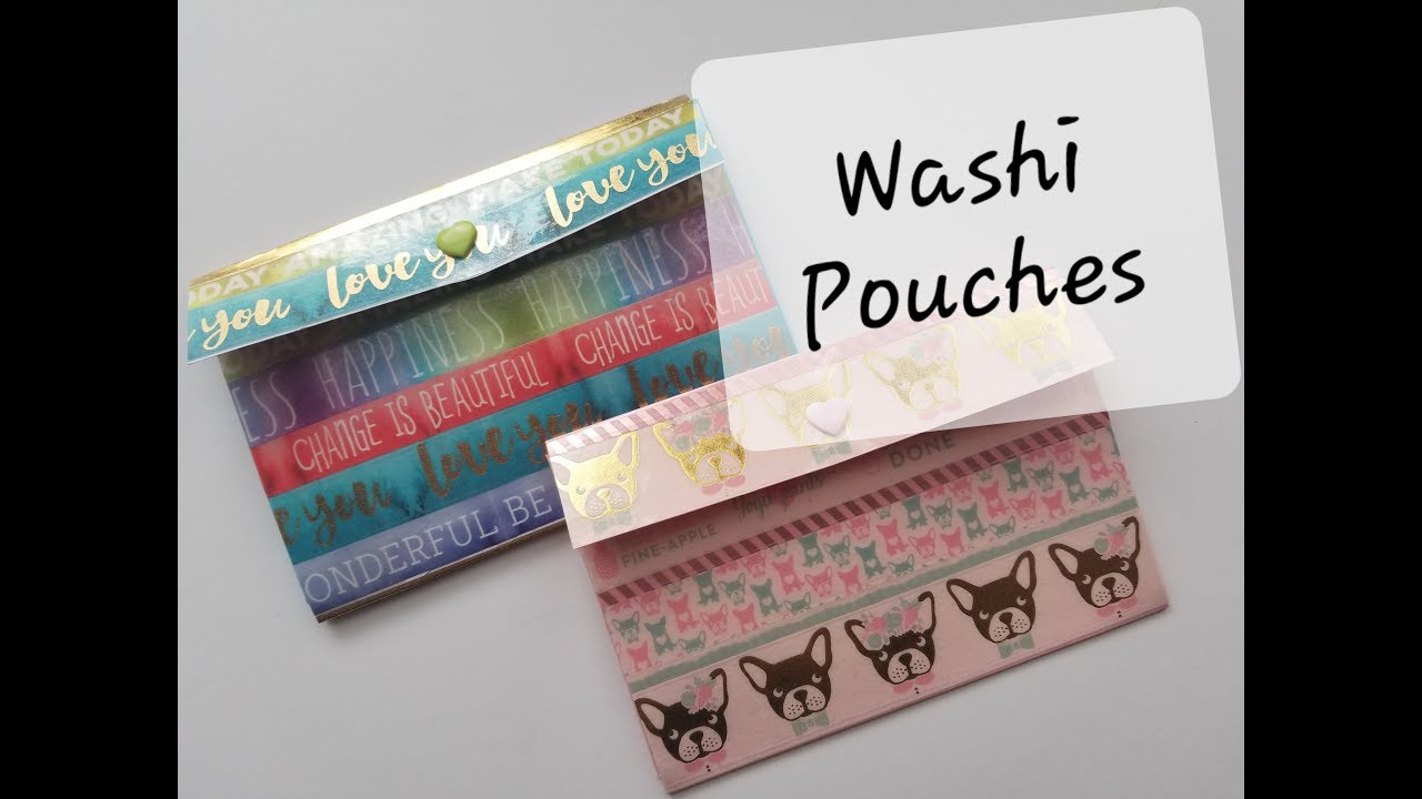 Washi Snap Pouch. CRAFT FAIR Item