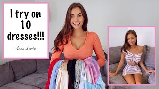 I try on 10 Dresses!!!