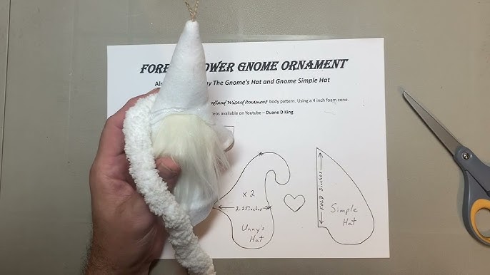 6 Inch Styrofoam Gnome Cone Body 