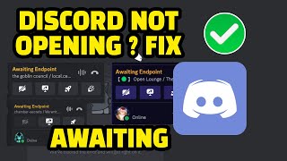 How To Fix Discord Awaiting Endpoint ? Discord Not Opening ? Awaiting Endpoint Discord Fix ✅