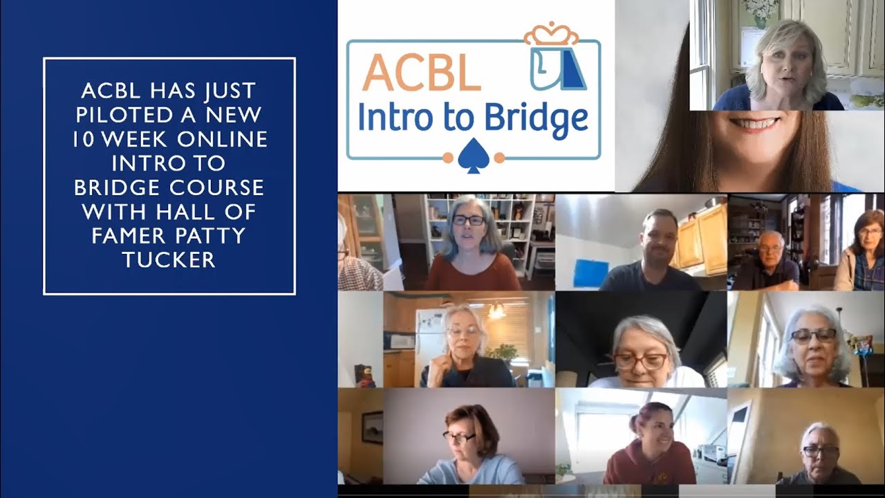 ACBL Intro to Bridge Course YouTube