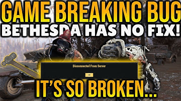Fallout 76 Game Breaking Bugs! Bethesda has NO FIX! It IS BROKEN... | Players Are Upset!