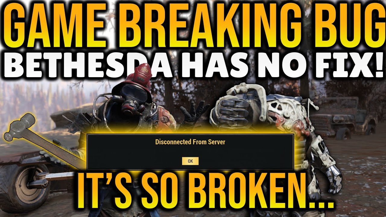 Fallout 76 Game Breaking Bugs! Bethesda has NO FIX! It IS BROKEN... | Players Are Upset!