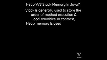 Stack V/S Heap Memory in Java | Java Interview Questions and Answers
