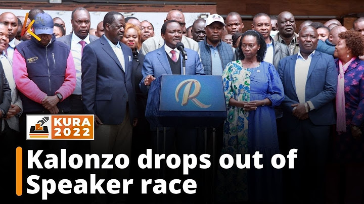 Kalonzo drops out of National Assembly, Senate speaker race