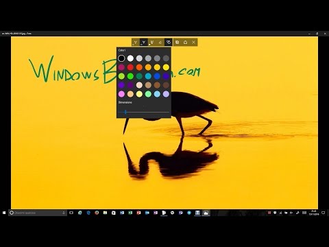 Disegnare sulle foto in Windows 10 Anniversary Update