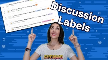 How to add Labels to GitHub Discussions and use the new Announcements Category