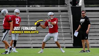 JUST Fernando Mendoza PART 2 🔥 | Full Las Vegas Raiders Training Camp Mendoza Highlights 4K