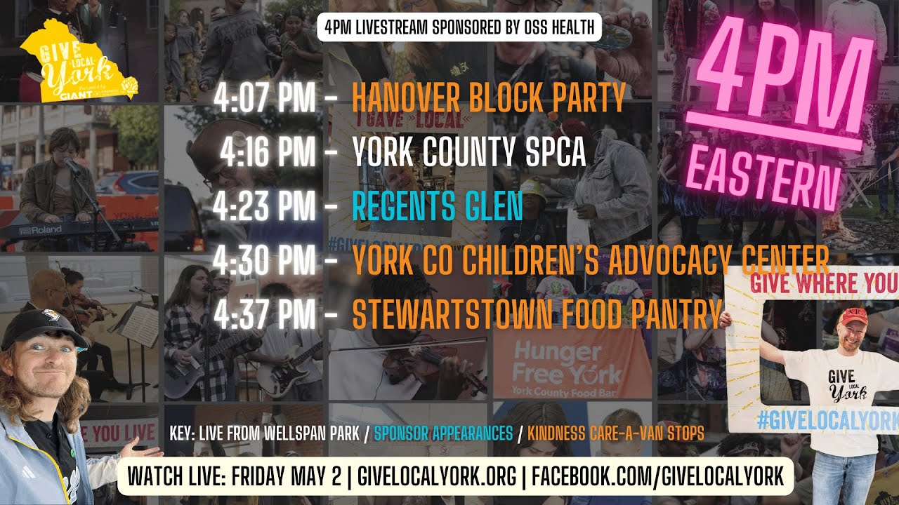 4PM Give Local York 2025 LIVE!