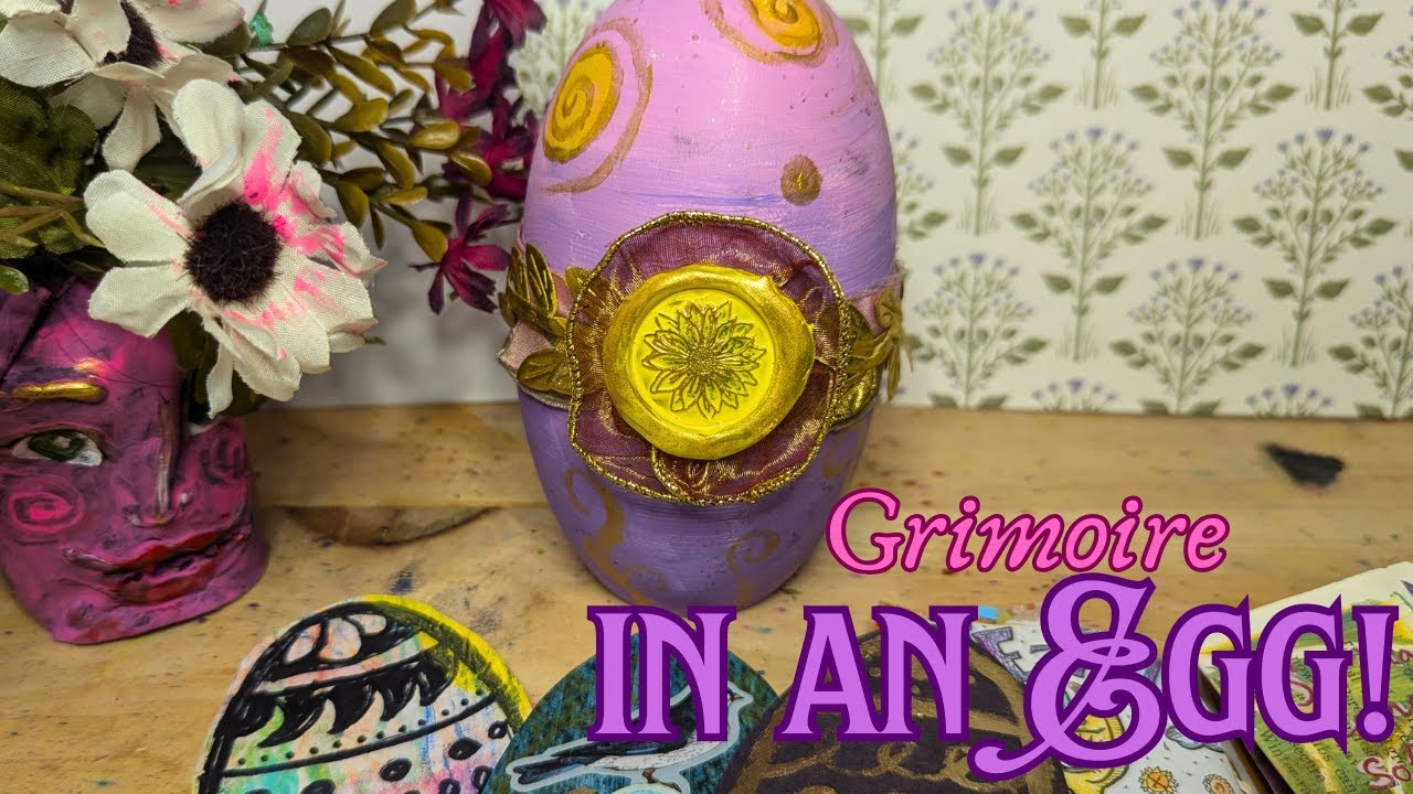 spring equinox grimoire flip! and adding more