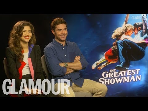 Zac Efron and Zendaya tell us all about working together on The Greatest Showman | Glamour UK