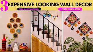 3 DIY Wall Decors from #wastematerials #zerocost #bestoutofwaste #cardboard #diy #trashtotreasure