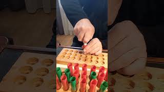 Снаряжение патронов. 16 калибр. Видео 8. Вставка пыжа