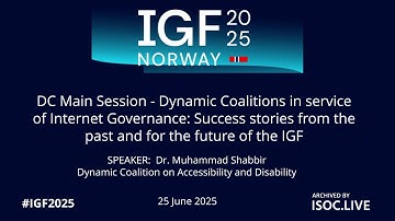 IGF2025 DC Main Session - Dr. Muhammad Shabbir