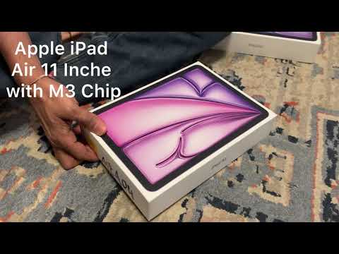Unboxing and Review of Apple iPad Air 11-inch M3 chip Apple Intelligence, 128GB, 12MP Camera