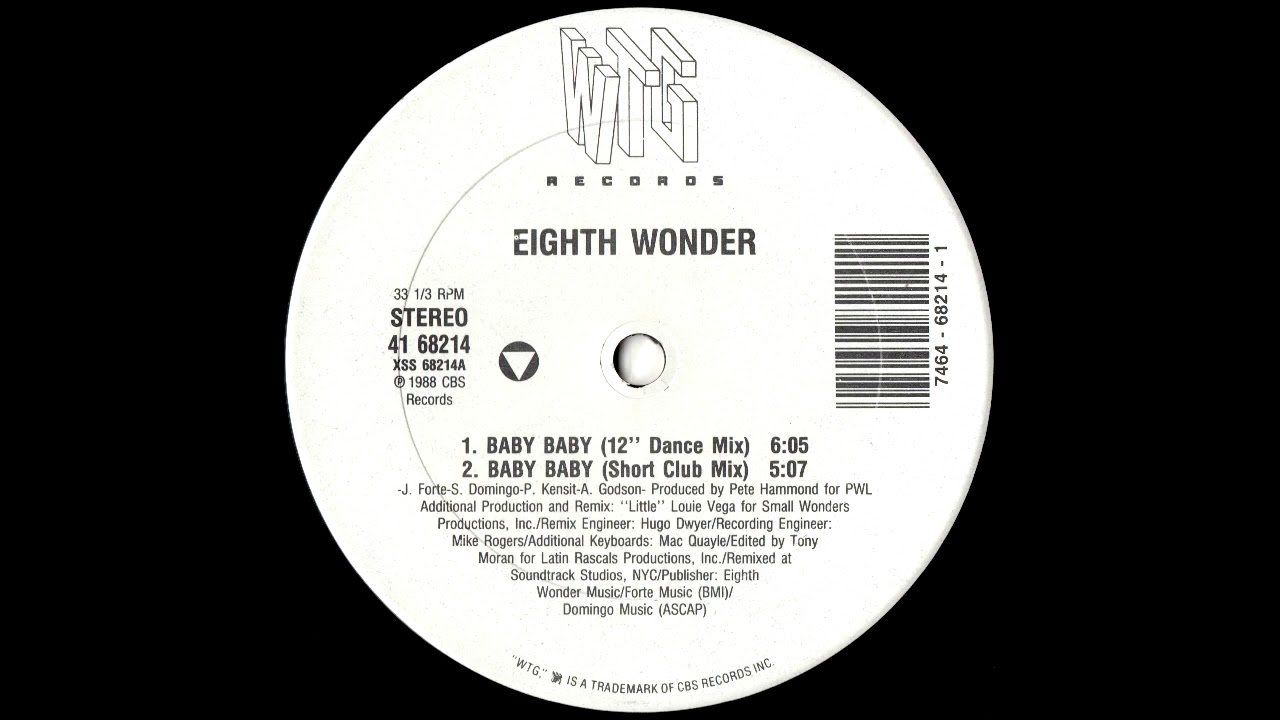 Eighth Wonder - Baby Baby (12'' Dance Mix) 1988 - YouTube