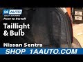 How to Replace Tail Light 2004-06 Nissan Sentra