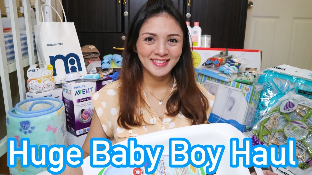 HUGE BABY BOY HAUL | Baby Essentials + Products (Philippines)