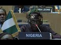 President Tinubu Delivers Speech At African Union Summit In Addis Ababa, Ethiopia