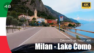 Driving from MIlan to Lake Como in Italy