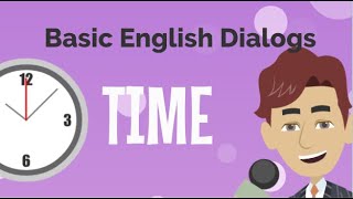 Basic English Dialogs-Time Resimi