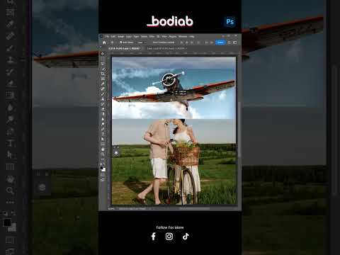 دمج صورتين في صوره واحده بالفوتوشوب       