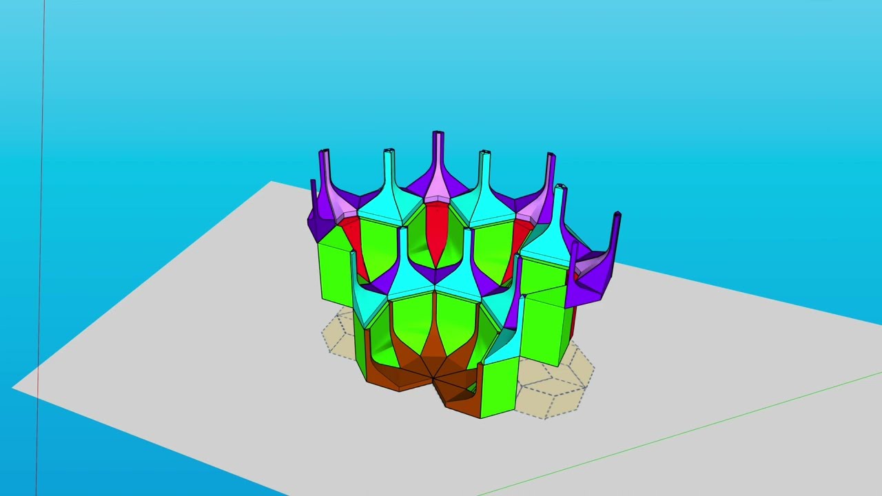 Building Ilkhanate Muqarnas (Step by Step)