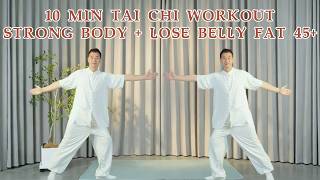 10 MIN Soft Tai Chi Flow 🔥 Reduce Belly Fat & Ease Sore Back | For Absolute Beginners, Zero Jumps screenshot 2