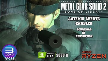 RPCS3 v0.0.26 |  Metal Gear Solid 2 Sons Of Liberty | Artemis Cheats Enabled (Files in Description)