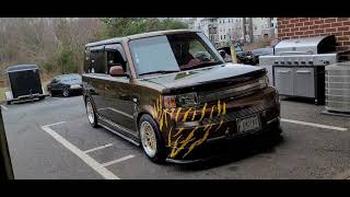 scion xb limited edicion quick video part 1 Manzo lowering springs an new muffler
