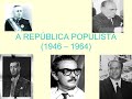 HISTÓRIA - República Populista