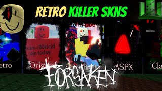 SERVER WIPING With EVERY “Retro” Killer Skin (Roblox Forsaken)