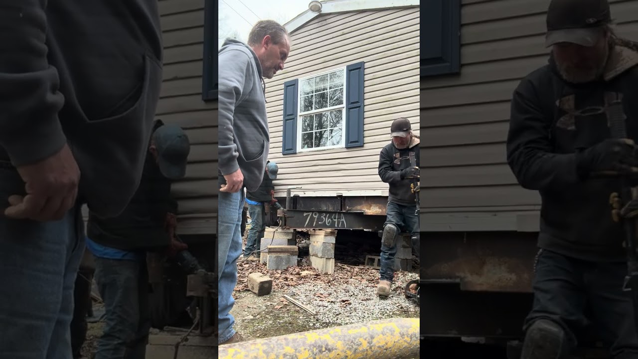 We had to put a heavy duty hitch on this heavy home 