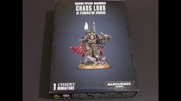 Unboxing Chaos Terminator Lord