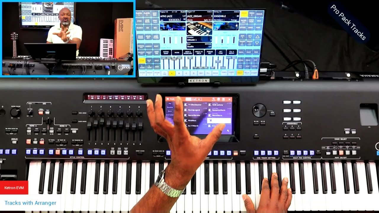 KETRON EVM AJAMSONIC TRACKS С YAMAHA GENOS (ЧАСТЬ 2) - Подробное объяснение