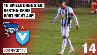 10 Spiele ohne Dreier! Hertha-Sieglos-Serie hält an: Hertha BSC II - Viktoria | Regionalliga Nordost