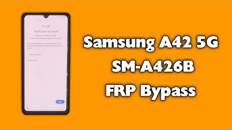 Samsung A42 5G FRP Bypass Chimera Tool Test Point A426B Google Account Unlock Android 12 U6 Binary