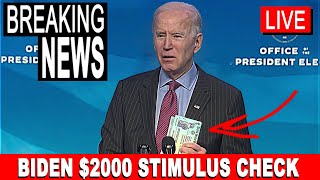 2nd Stimulus Check Update: Biden Promises $2,000 Stimulus Payments