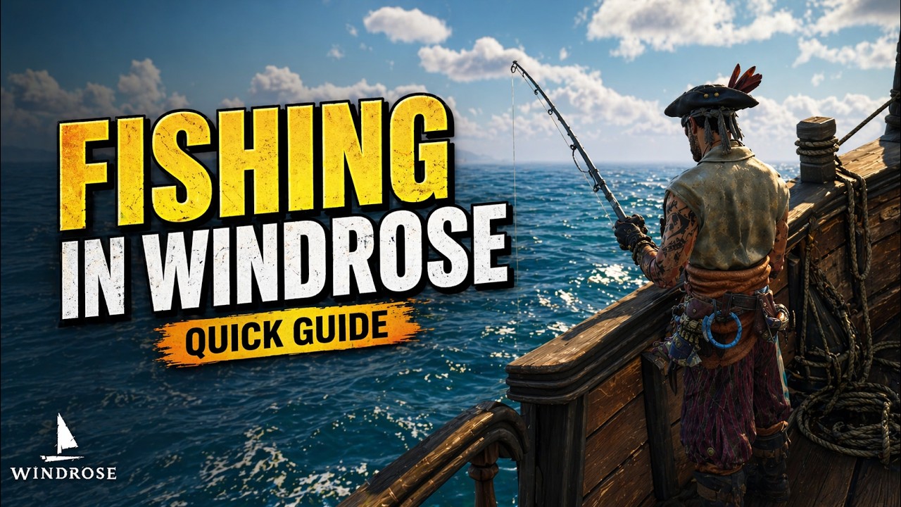 How to Get a Fishing Rod FAST in Windrose (+ Best Food Buff) - YouTube