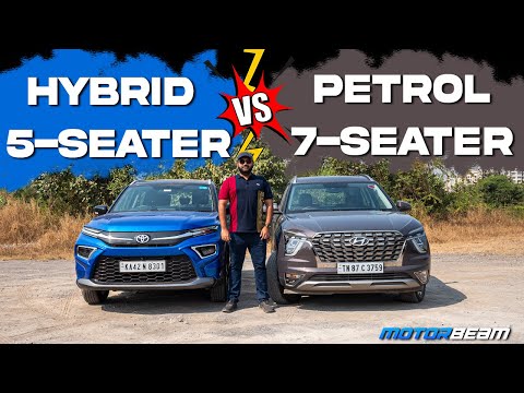 Toyota Urban Cruiser Hyryder vs Hyundai Alcazar - Cross Shopping In The Same Price | MotorBeam