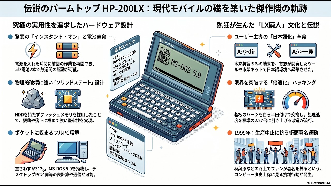 HP 200LX：モバイルの最高傑作 - YouTube