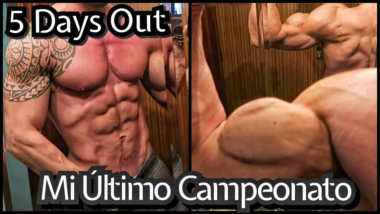 5 Days Out - MI ÚLTIMO CAMPEONATO - Campeonato de Cataluña IFBB 2016 @Tony_Bautista_ estilo de vida oms
