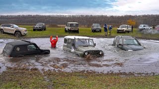 КТО УТОНЕТ РАНЬШЕ УАЗ ИЛИ НИВА? ГОНКИ ПО БЕЗДОРОЖЬЮ