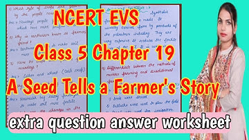 NCERT EVS/ Class 5 /Chapter 19/ A Seed Tells  a  Farmer