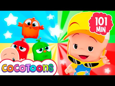 Little Techno Chick  and more Nursery Rhymes by Cleo and Cuquin 🐥🕺🏻 Children Songs | Cocotoons