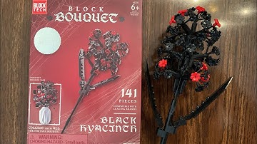 Let’s Build Block Tech Block Bouquet Black Hyacinth | Five Below LEGO-compatibele bouwstenen