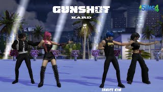 KARD (카드) - GUNSHOT (건샷)  -; The Sims 4 dance cover 🔫