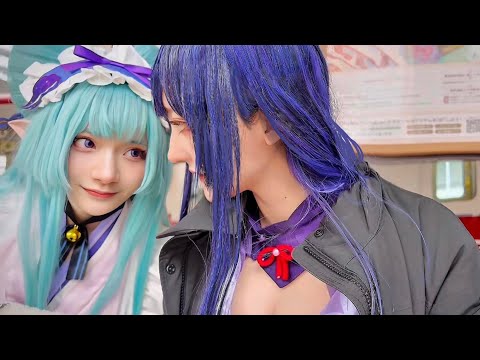 【原神】原神×有馬温泉コラボに行ったら百合展開が発生してしまうコスプレイヤーの面々。#genshinimpact