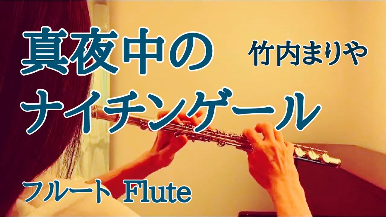 真夜中のナイチンゲール/竹内まりや【フルートで演奏してみた
